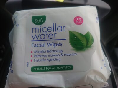 Micellar Water Facial Wipes spa