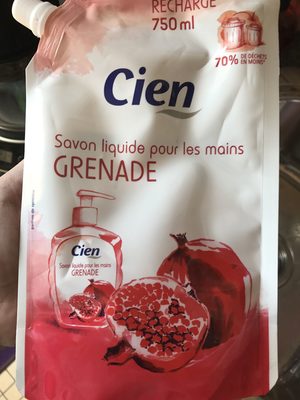 Cien Recharge Savon liquide pour les mains Grenade
