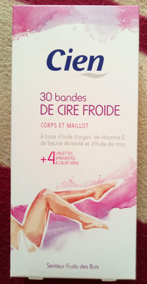 Cien 30 bandes de cire froide corps et maillot