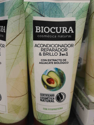 Biocura Acondicionador reparador y brillo 3 en 1
