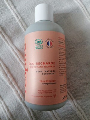 Respire Eco-Recharge Déodorant naturel fleur d'oranger