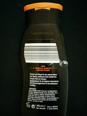 Man Shower & Shampoo Sunrise Orange