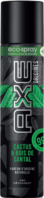 Axe Déodorant Homme Éco-Spray Origines Cactus & Bois de Santal