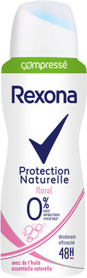Rexona Déodorant Femme Spray Antibactérien Protection Naturelle Floral 48H
