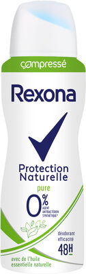 Rexona Déodorant Femme Spray Antibactérien Protection Naturelle Pure 48H