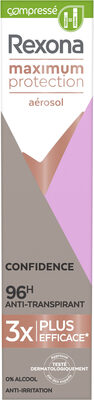 Rexona Déodorant Aérosol Compressé Femme Anti-Transpirant Maximum Protection 96H Confidence