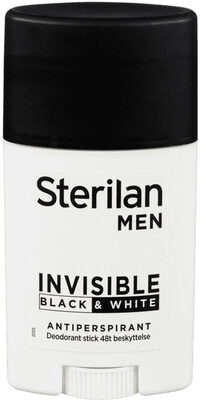Lilleborg As Sterilan Deo Stick Men Invisible Black White