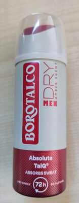 Borotalco Absolute TalQ Men DRY Amber Scent