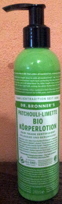 Dr. Bronner's Bio Körperlotion Patchouli-Limette