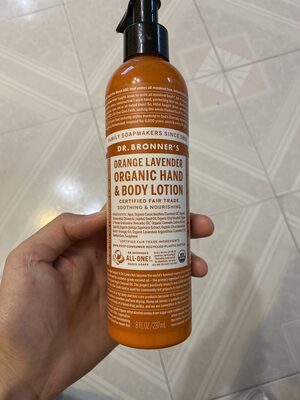Dr. Bronner's Organic Lotion Orange Lavender