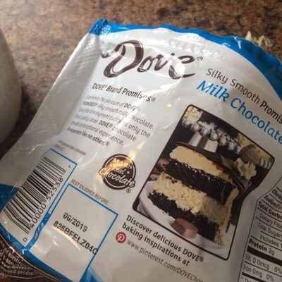 Dove Milk chocolate bar, milk chocolate