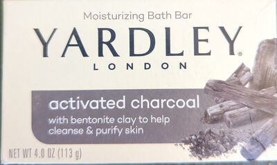 Yardley London Activated Charcoal Moisturizing Bath Bar