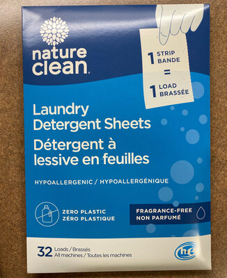 Nature Clean โข ๐จ๐ฆFT Ross(๐จ๐ณ) Laundry Detergent Sheets, Fragrance-Free