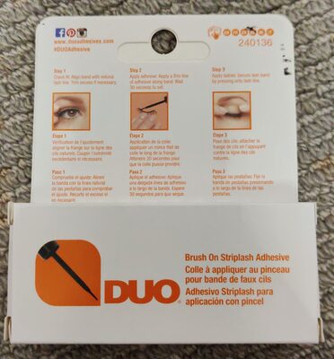Duo Brush-on Striplash Adhesive with Vitamins - Dark