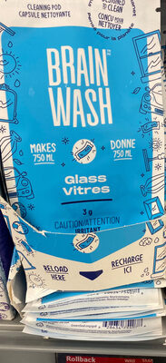 Brain Wash Solutions Glass Cleaner Refill Pod (makes )
