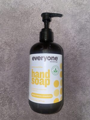 Everyone Meyer lemon + mandarin gentle + nourishing hand soap with calendula, chamomile, and aloe vera