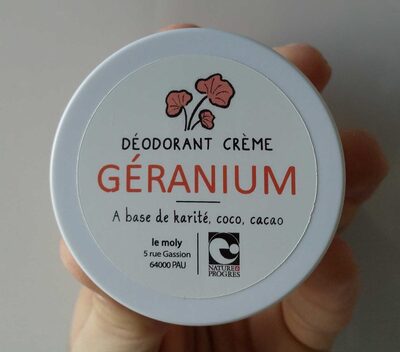 Le Moly Déodorant crème géranium