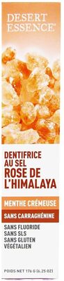 Desert Essence Pink Himalayan Salt Toothpaste - Creamy Mint