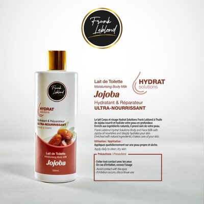 Frank LeBlond Lait de toilette visage et corps Jojoba