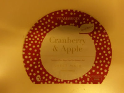 Vitamasque Cranberry & Apple Sheet Mask