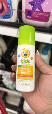 Babyganics Kids SPF 50 Mineral Sunscreen