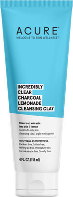 Acure Incredibly Clear Charcoal Lemonade Cleansing Clay