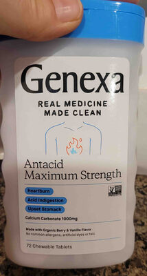 Genexa Antacid Maximum Strength