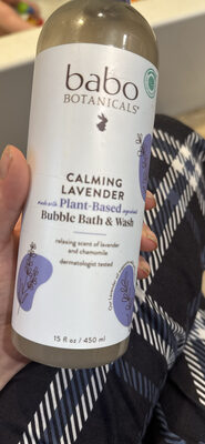 Babo Botanicals Calming Lavender Bubble Bath & Wash