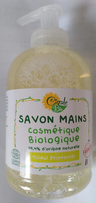 Cigale Bio Savon mains Tilleul printanier