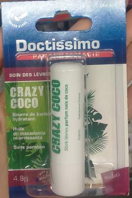 Doctissimo Soin des lèvres Crazy coco