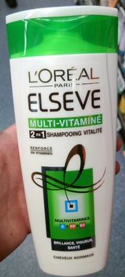 L-Oreal-Consumer-Products Elseve Multi-Vitaminé 2 en 1 Shampooing vitalité