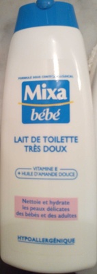 Mixa Bébé Lait de toilette très doux Vitamine E Huile d'amande douce