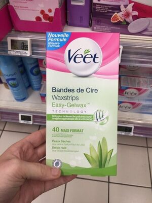 Veet Bandes de cire froide, peaux sèches