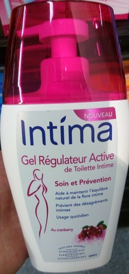 Intima Gel Régulateur Active de Toilette Intime Soin et Prévention au Cranberry
