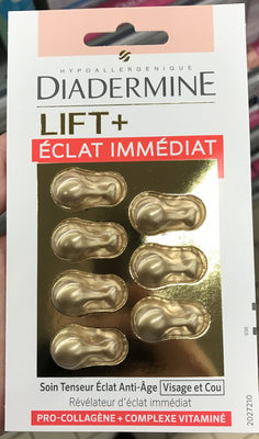Diadermine Lift+ Éclat Immédiat Soin Tenseur Éclat Anti-Âge Visage et Cou