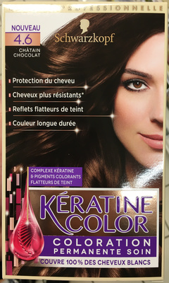 Schwarzkopf Kératine Color 4.6 Châtain Chocolat