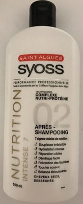 Saint Algue Syoss Nutrition Intense 7 Après-Shampooing