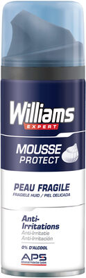 Williams Mousse à Raser Homme Peau Fragile