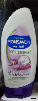Monsavon 100% essentiel Douche crème hydratante Lait, Perle & Patchouli