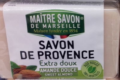 Maître savon de Marseille Savon de Provence extra doux Amande douce