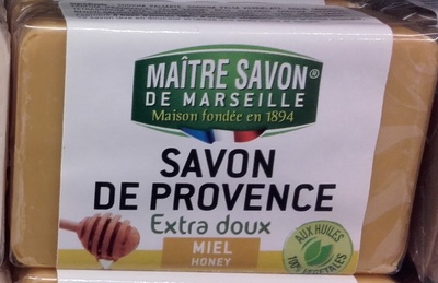 Maître savon de Marseille Savon de Provence extra doux Miel