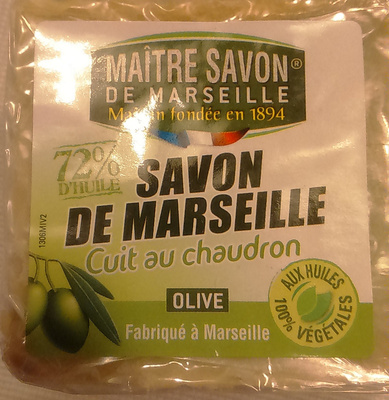 Maitre savon de Marseille Savon de Marseille cuit au chaudron Olive