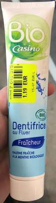 Casino Bio Dentifrice au fluor Fraîcheur