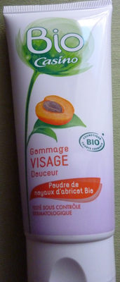 Casino Bio Gommage visage douceur bio poudre de noyaux d'abricots bio