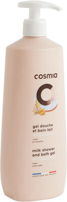 Cosmia - gel douche et bain lait - à l'avoine