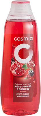 Cosmia Gel Douche Et Bain A La Mûre Sauvage Et A La Grenade