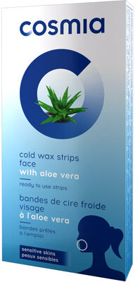 Cosmia Bandes de cire froide visage a l 'aloe vera