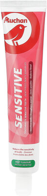 Auchan - dentifrice - soins sensibles - dents sensibles