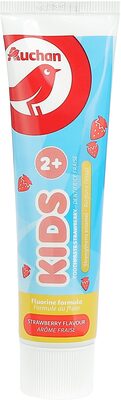 Auchan kids dentifrice - fraise - enfants 2 +