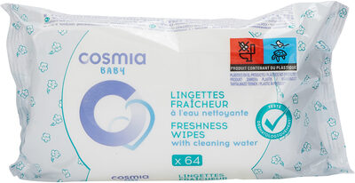 Cosmia Baby Lingettes fraîcheur